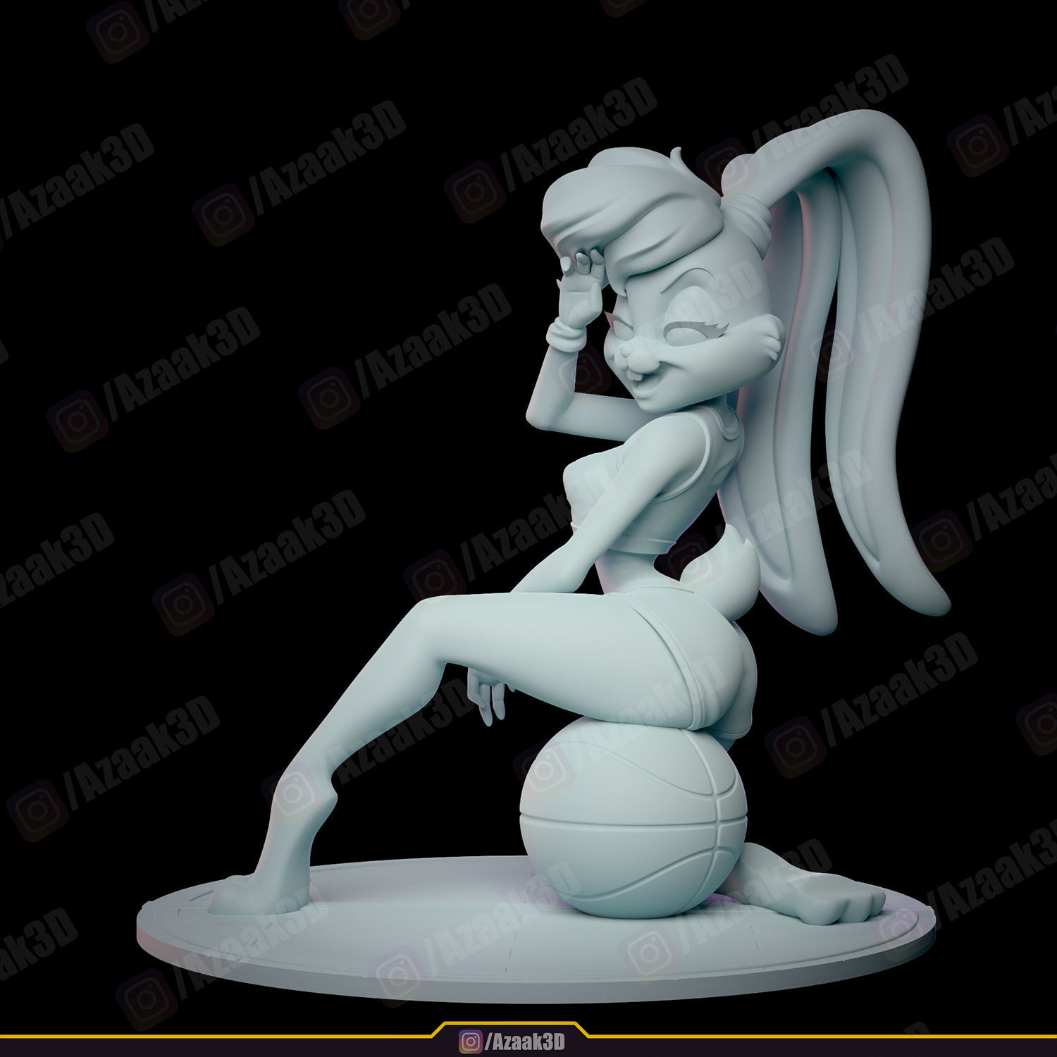 Lola Bunny Space Jam 3D print model_29
