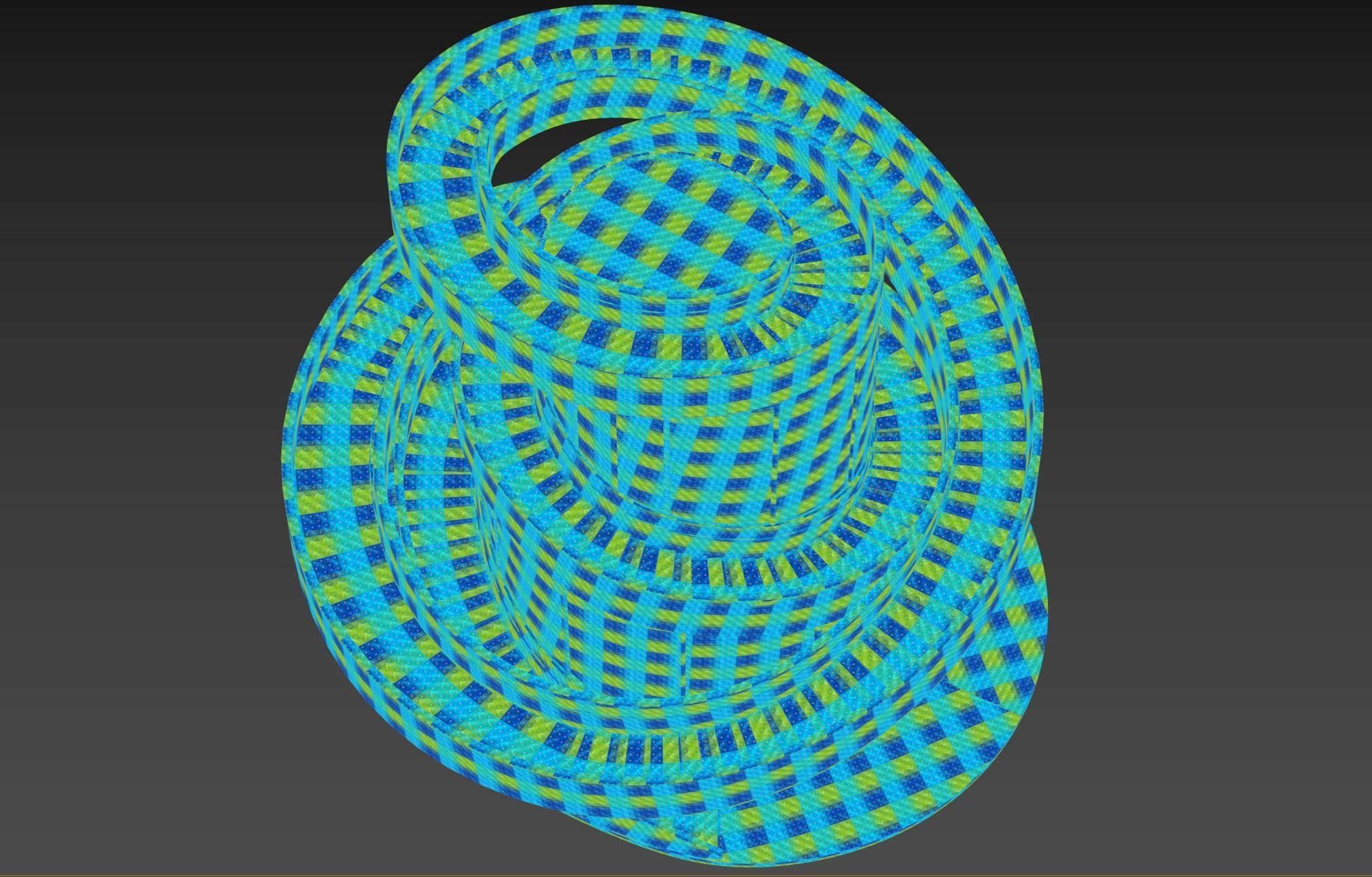 Ribbon Chappel Low-poly 3D model_13