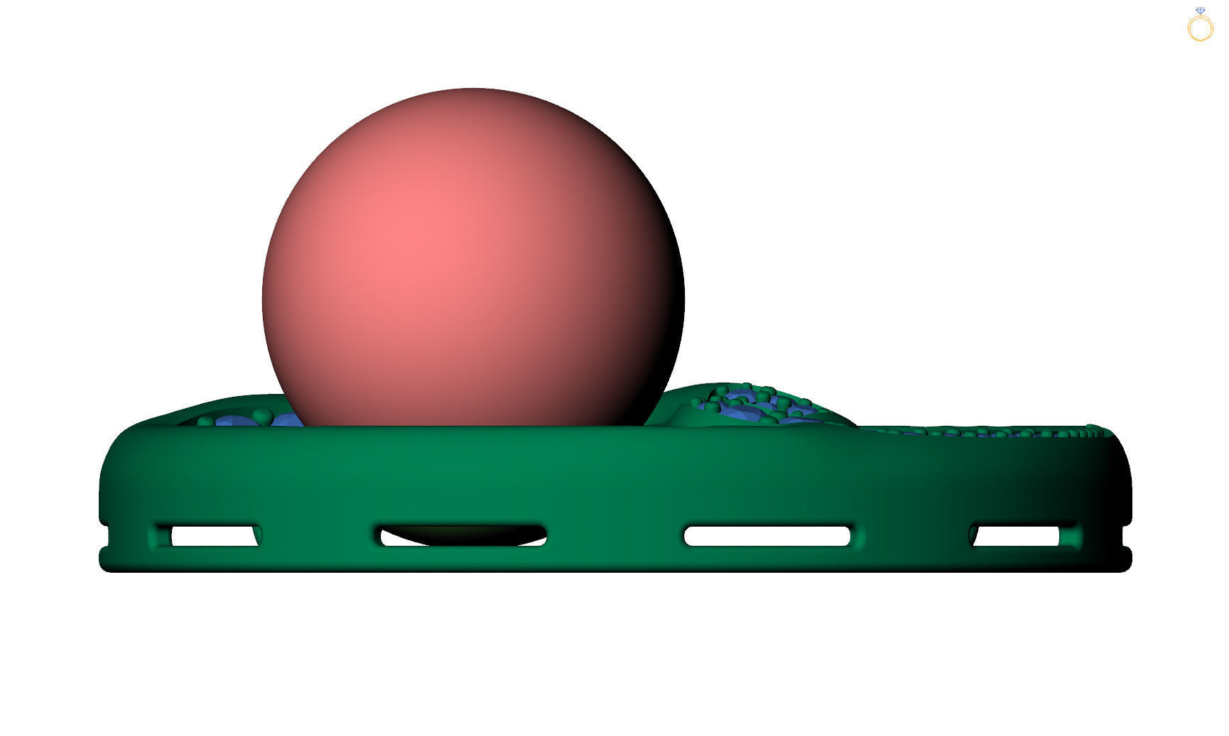 Paerl pendant 3D print model_2