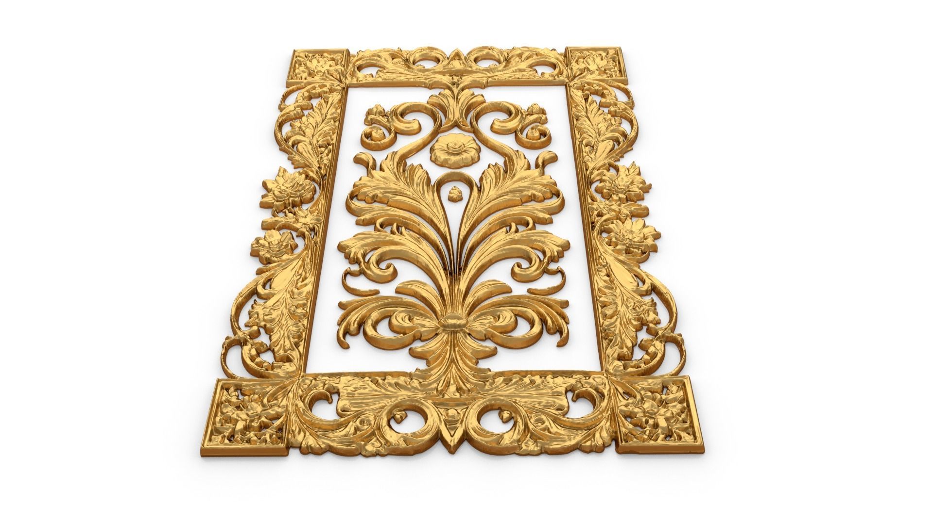 classical door decor 02 3D model_3