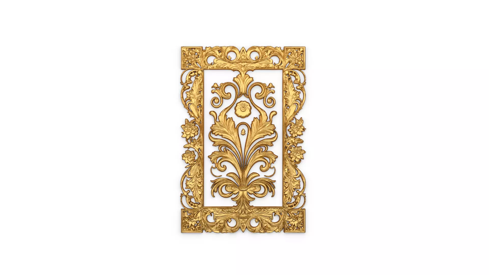 classical door decor 02 3D model_0