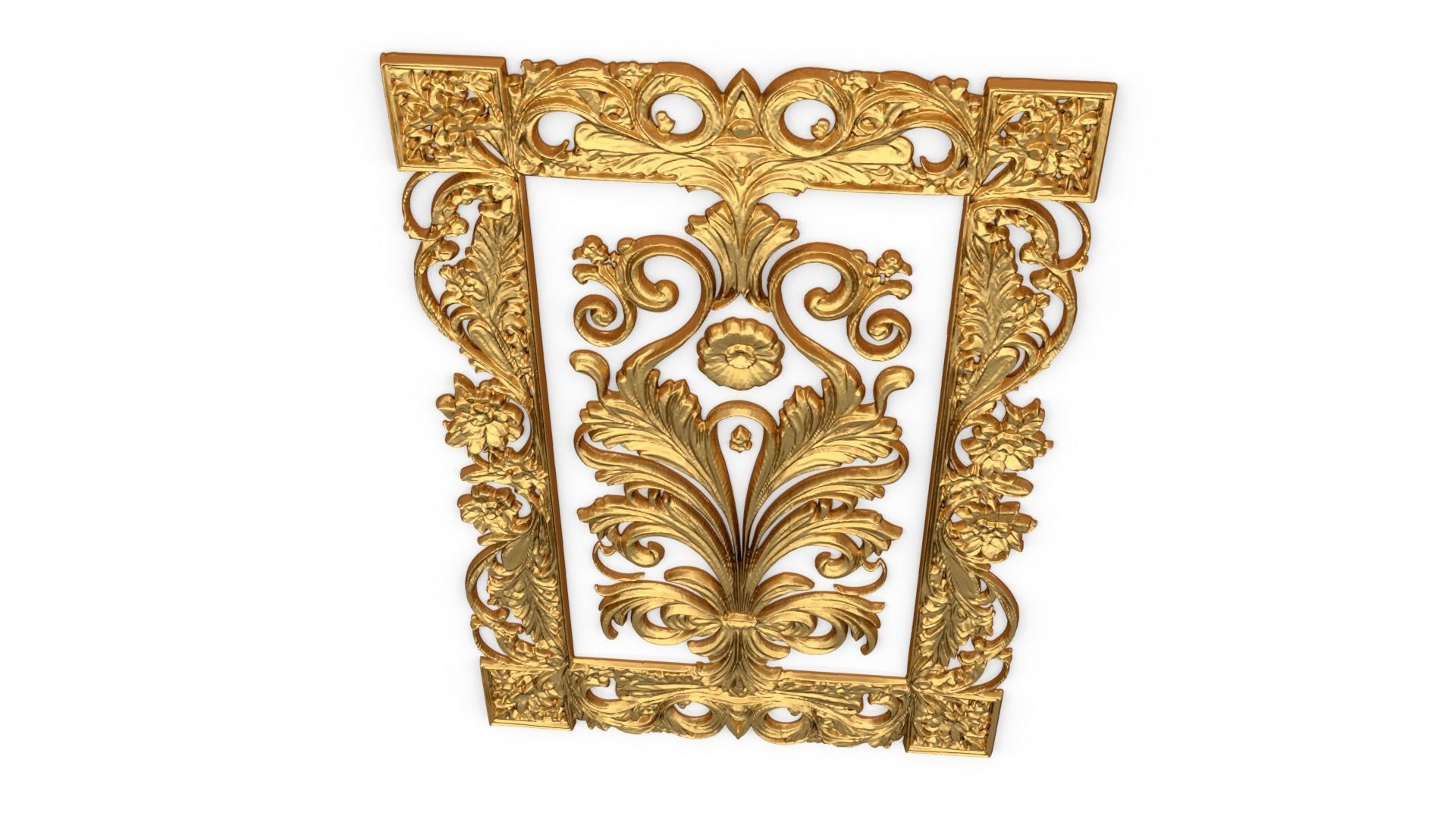 classical door decor 02 3D model_4