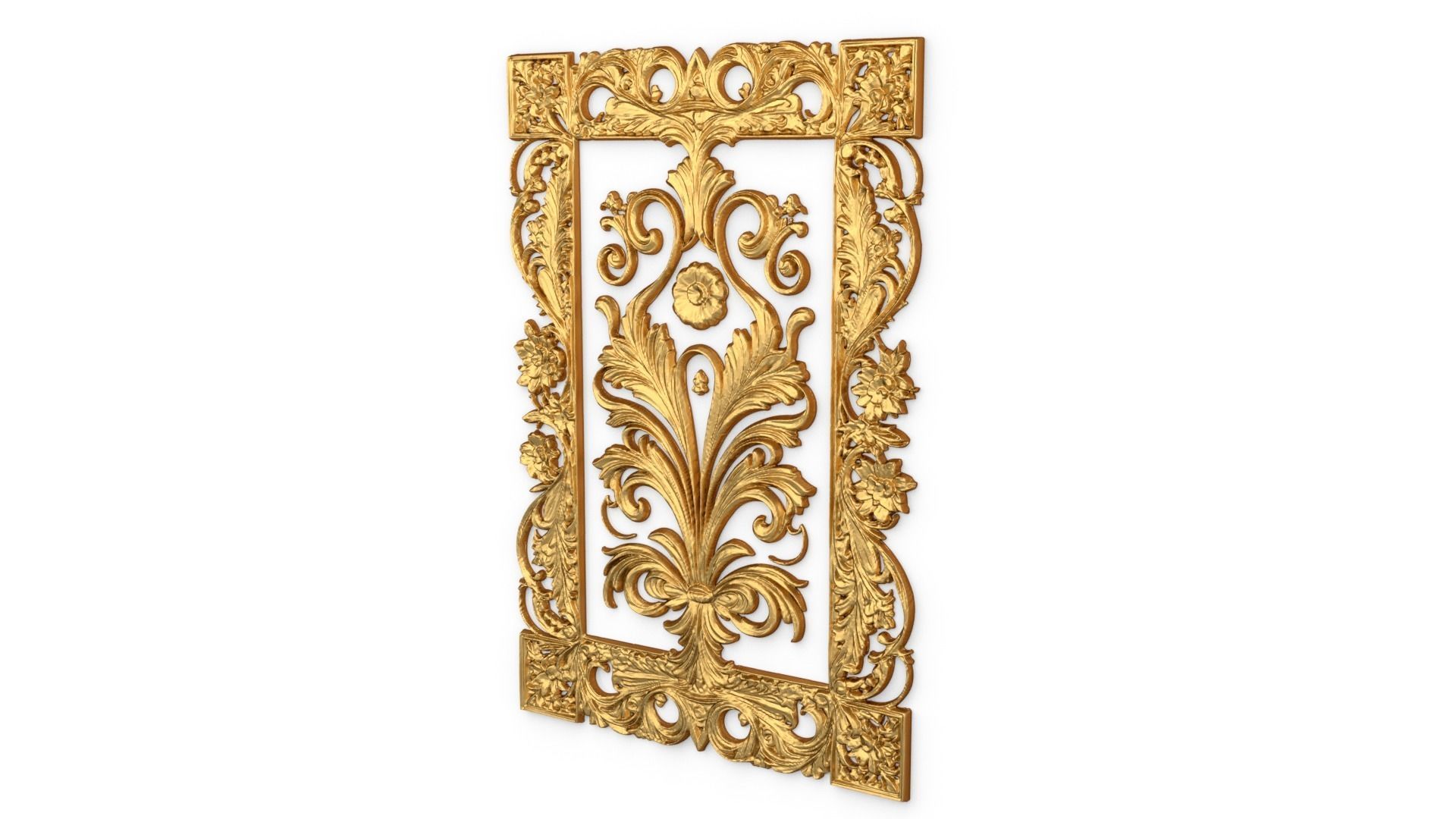 classical door decor 02 3D model_2