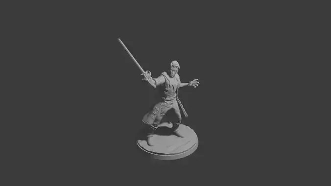 THE STEAM HANDED PIRATE CUSTOM DND MINI