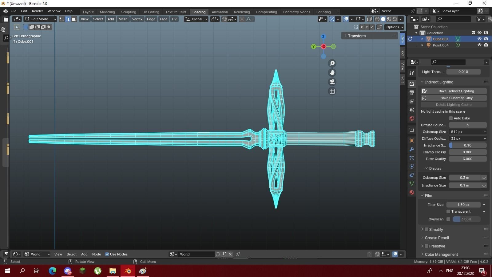 OLD-fantasy snake sword 4k Low-poly 3D model_4