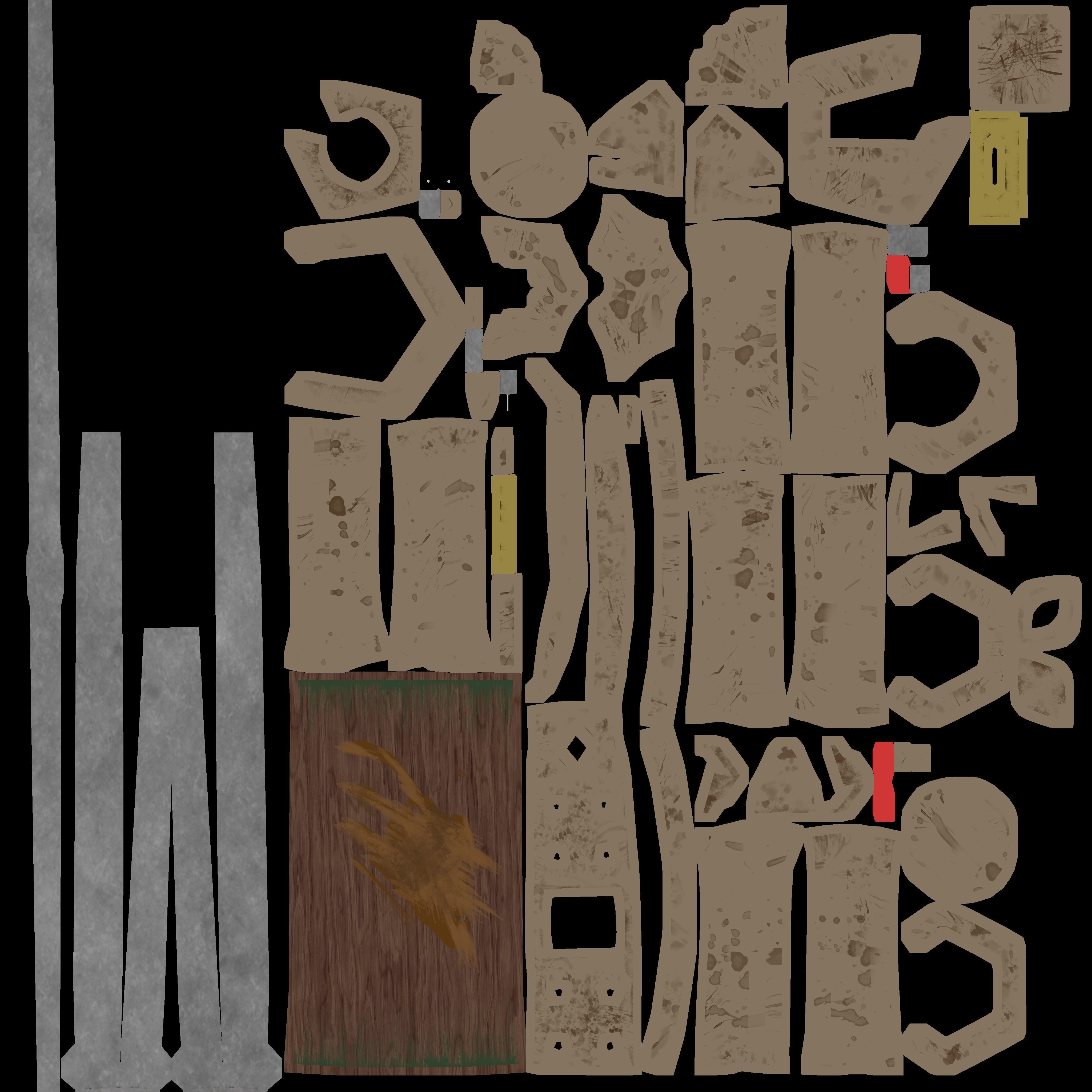 OLD-fantasy snake sword 4k Low-poly 3D model_5