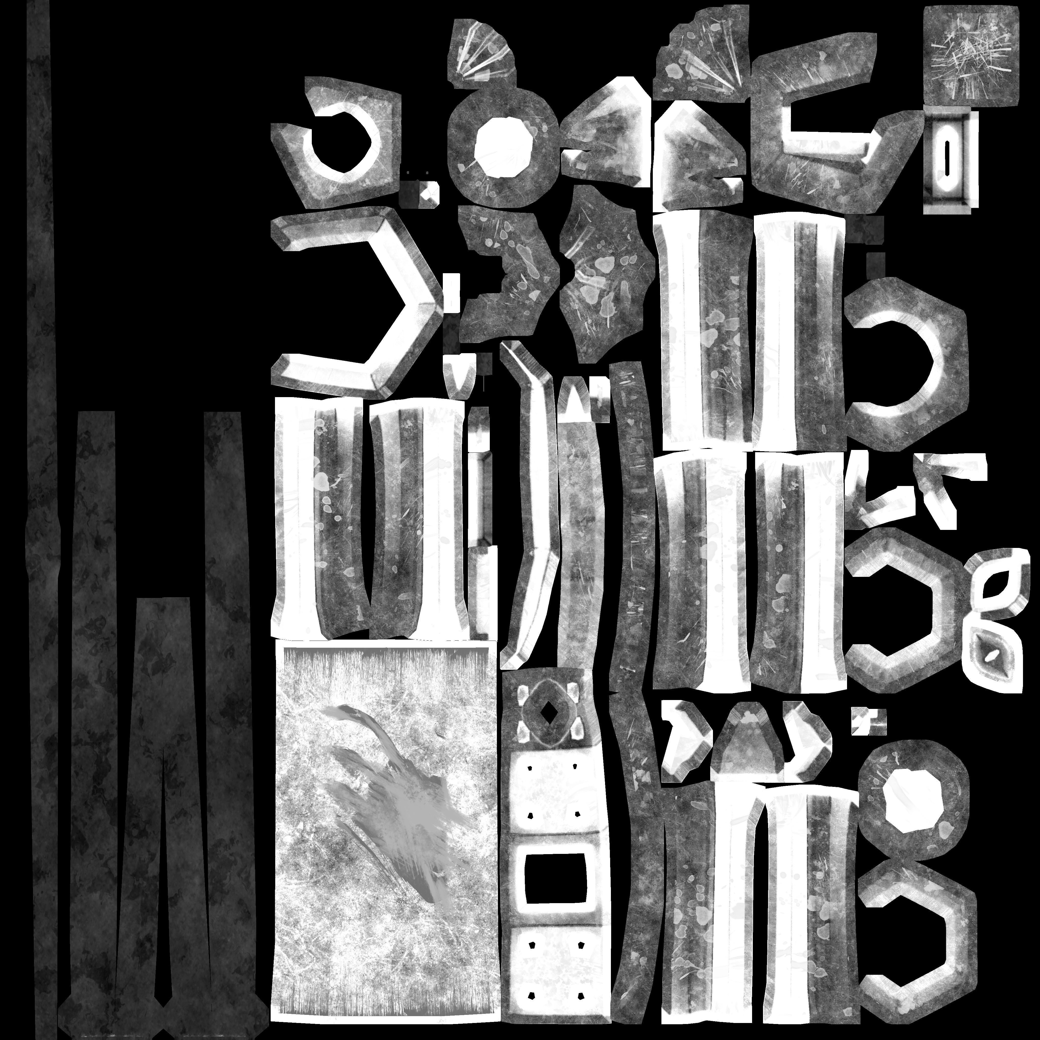 OLD-fantasy snake sword 4k Low-poly 3D model_9