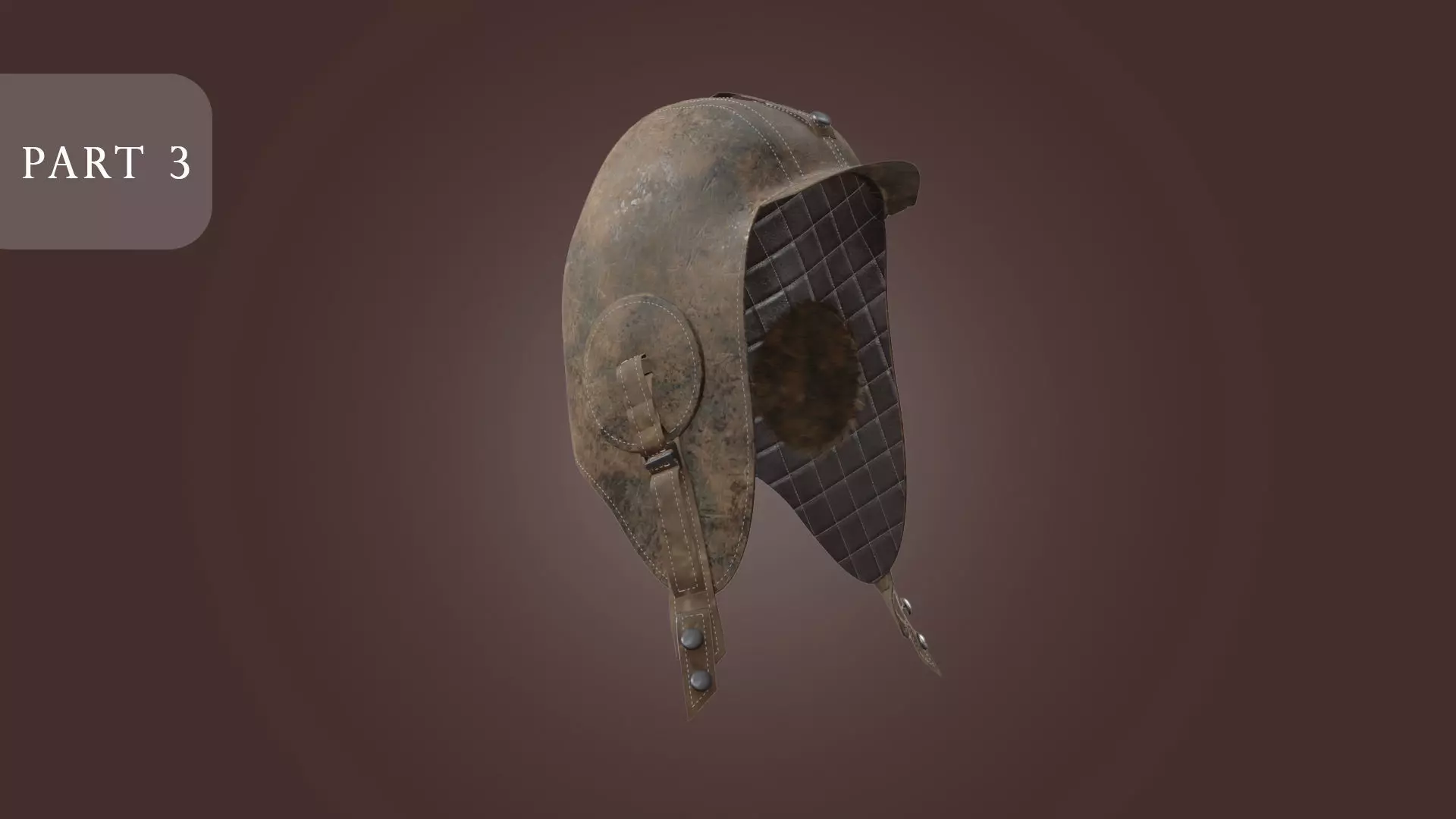 Hat WWII 3D model 3D model_0