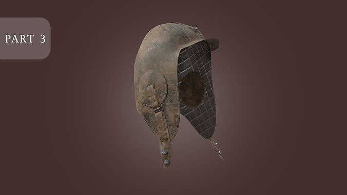 Hat WWII 3D model 3D model