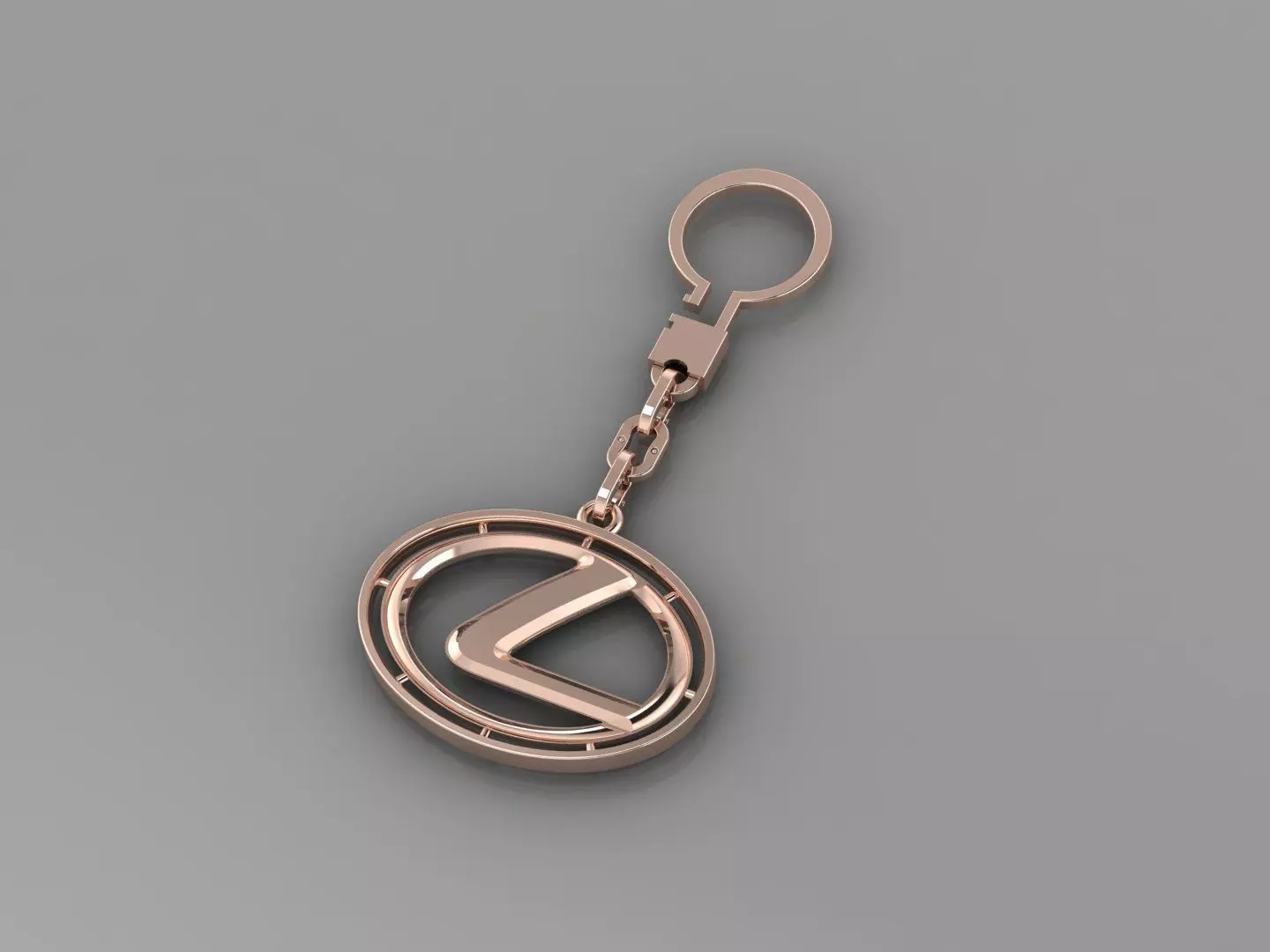 Lexus keychain bl0002 3D print model_0