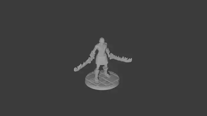 KRATOS YOUNG DND CUSTOM MINI GOD OF WAR RAGNAROK