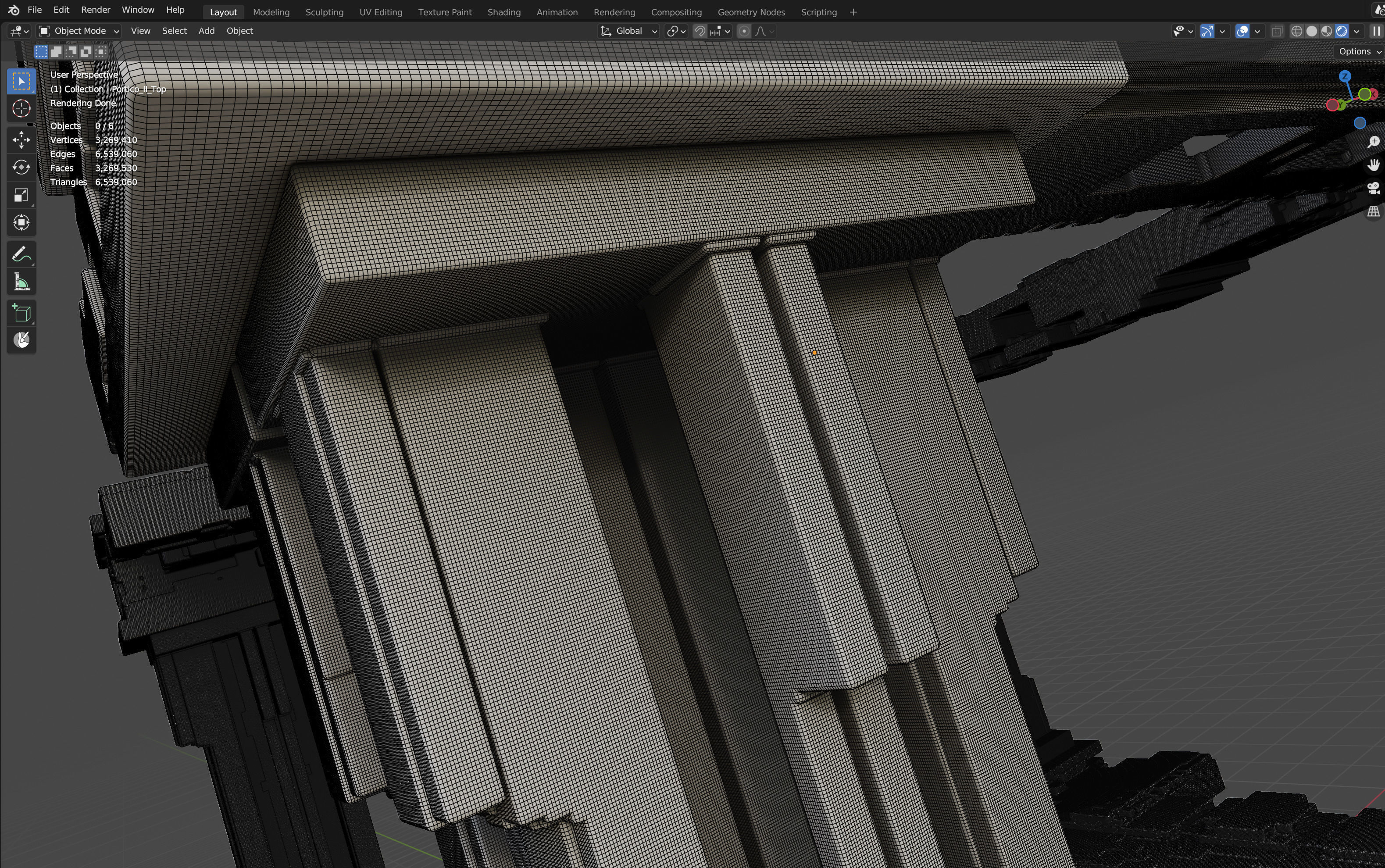 Modern Portico II 3D model_8