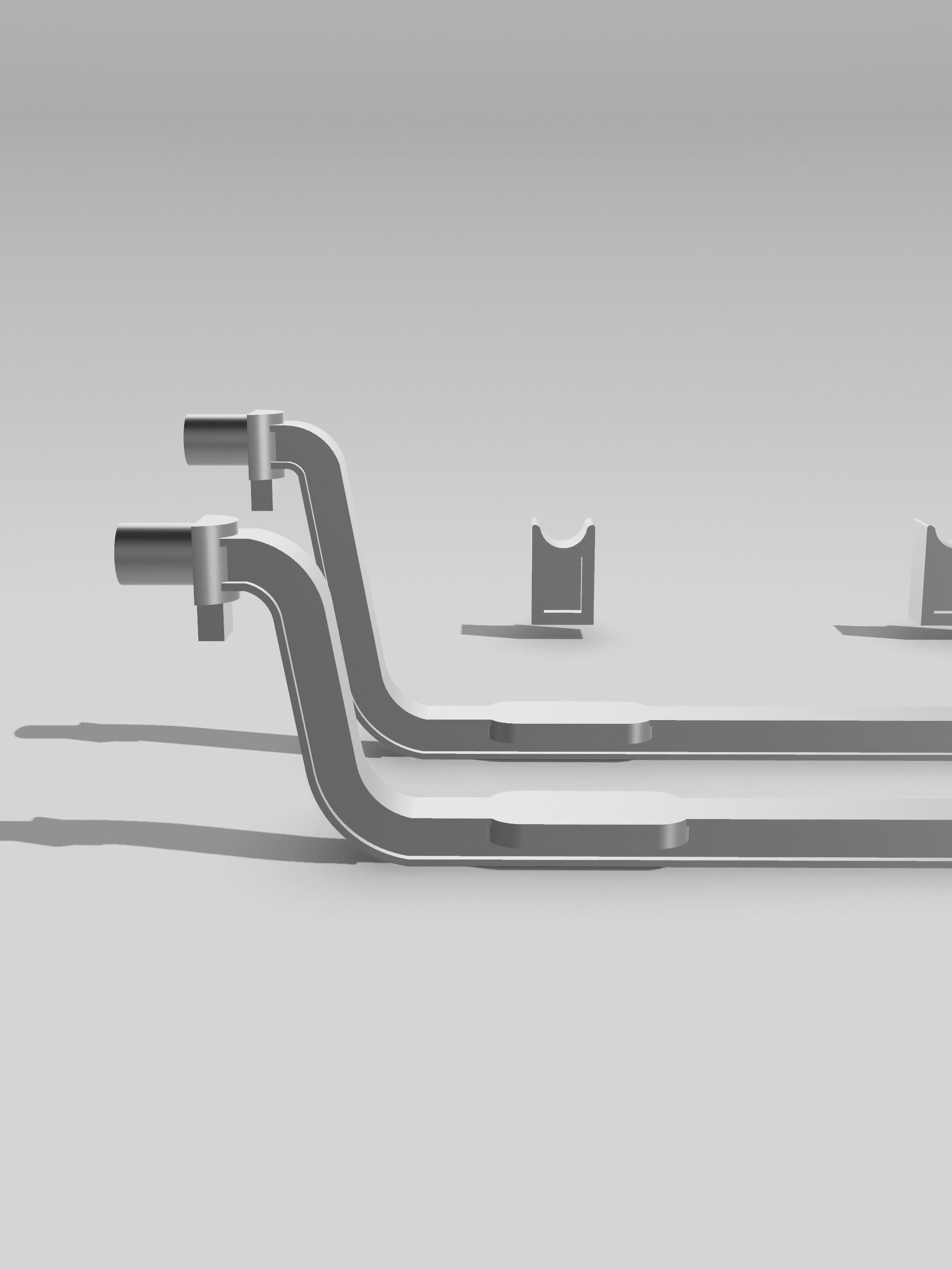 Chev 3100 Lowering Kit dropped axle N blocks scale model 3D print model_2