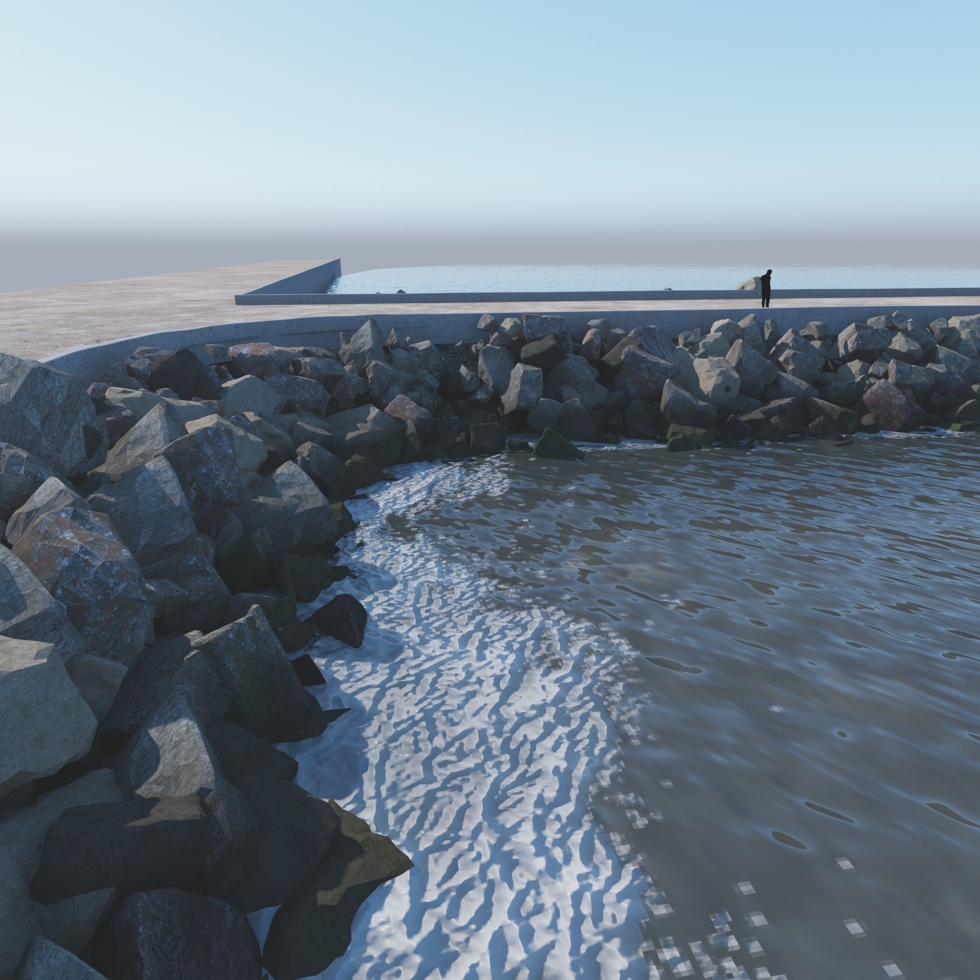 Breakwater 3D -A- Stones 3D model_14