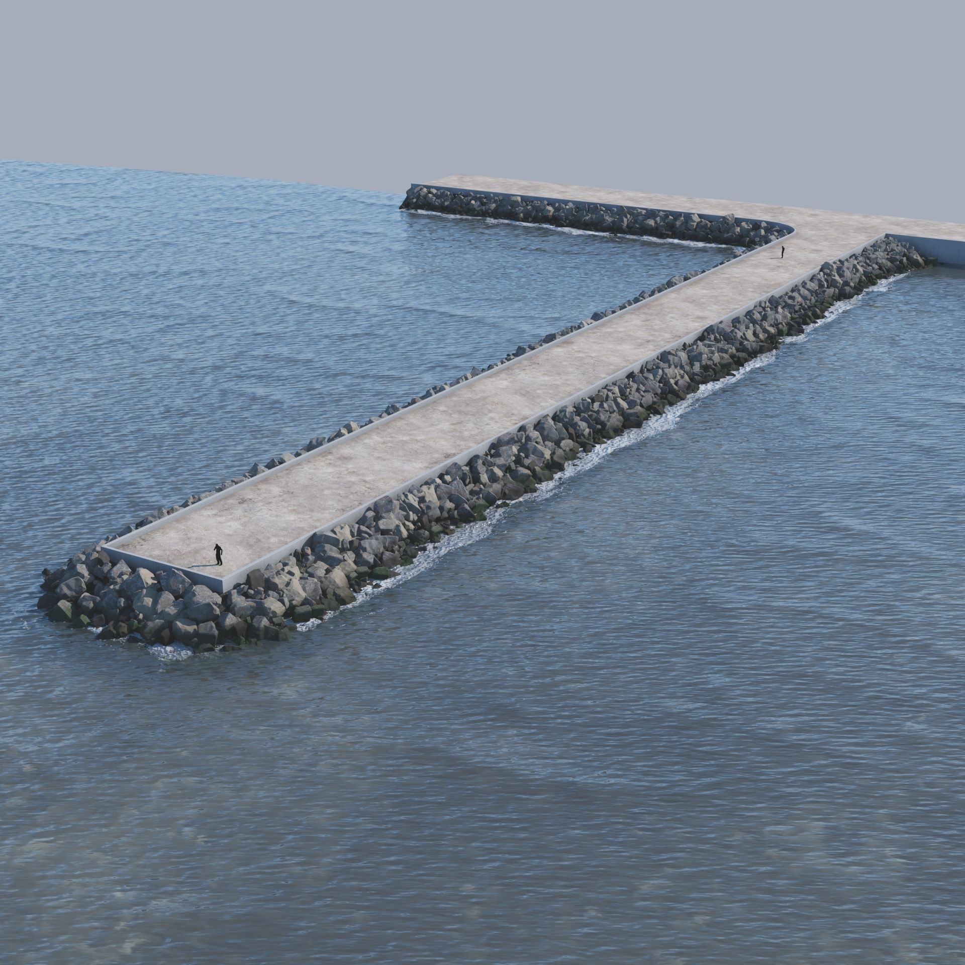 Breakwater 3D -A- Stones 3D model_18