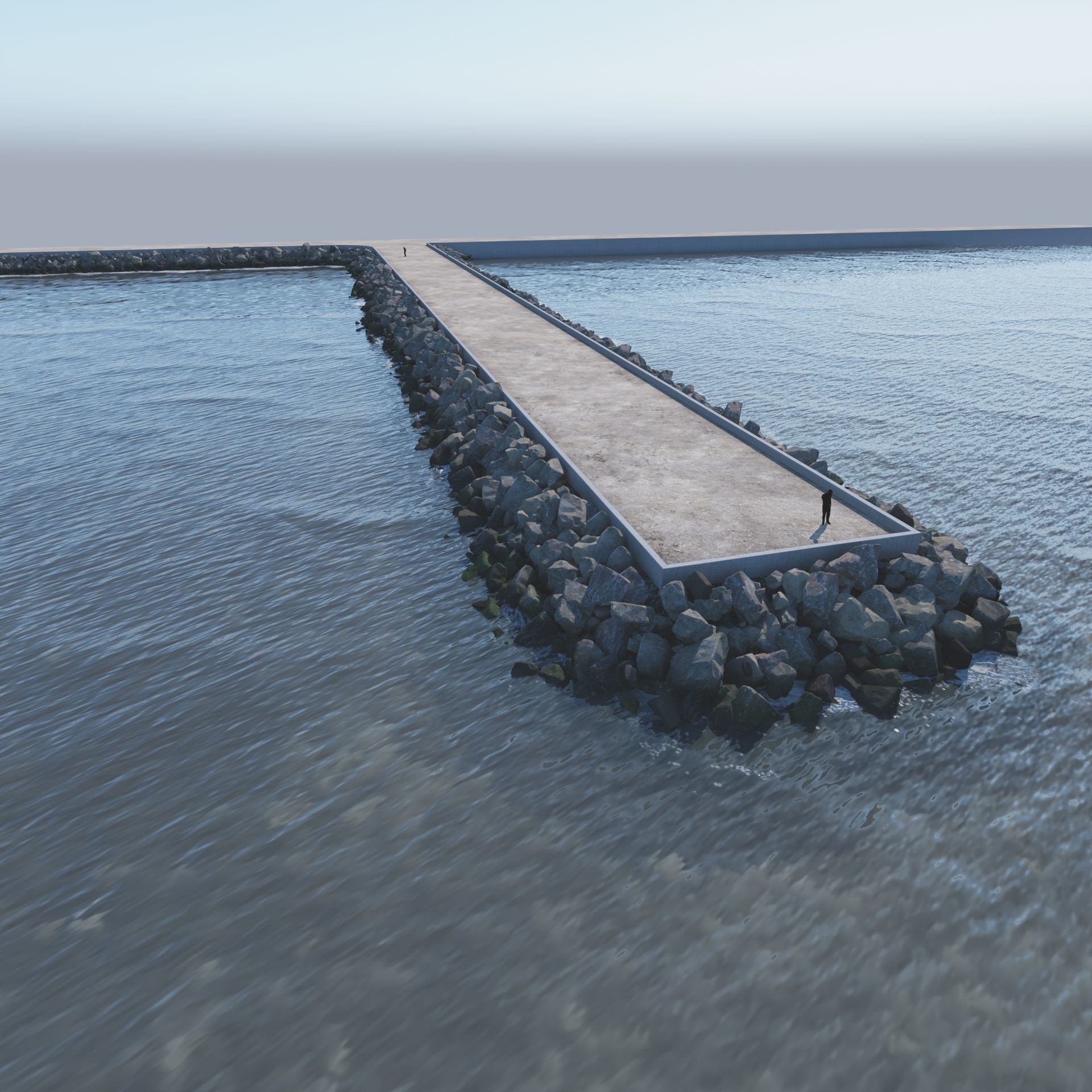 Breakwater 3D -A- Stones 3D model_12