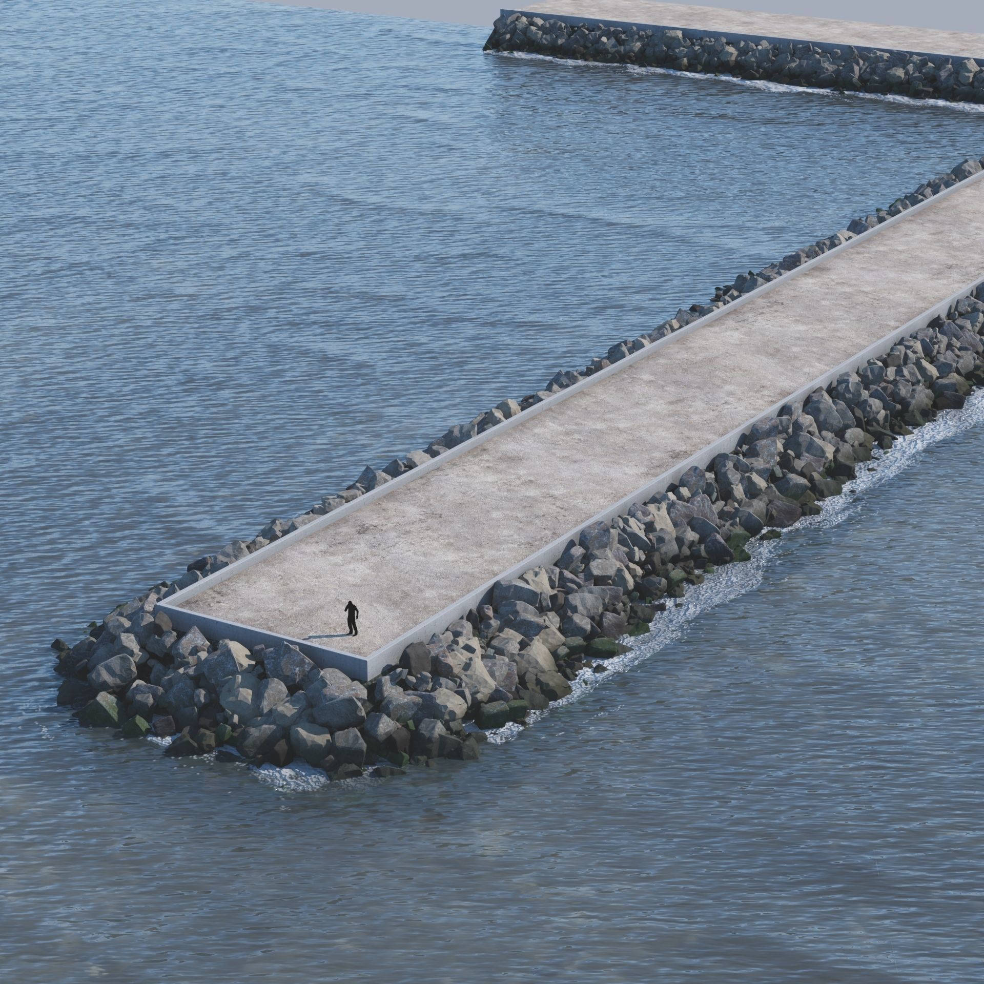 Breakwater 3D -A- Stones 3D model_17