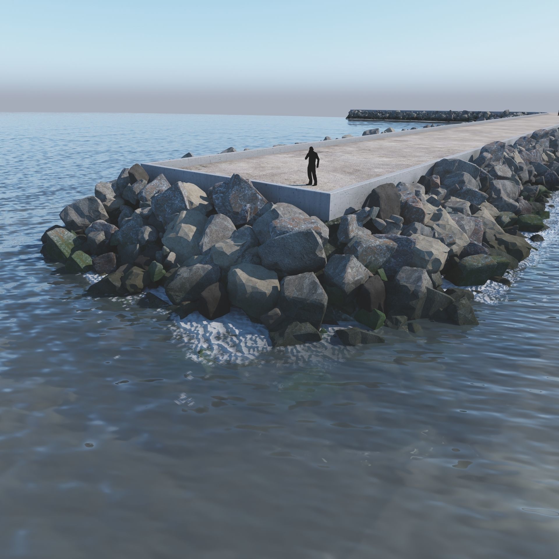 Breakwater 3D -A- Stones 3D model_10