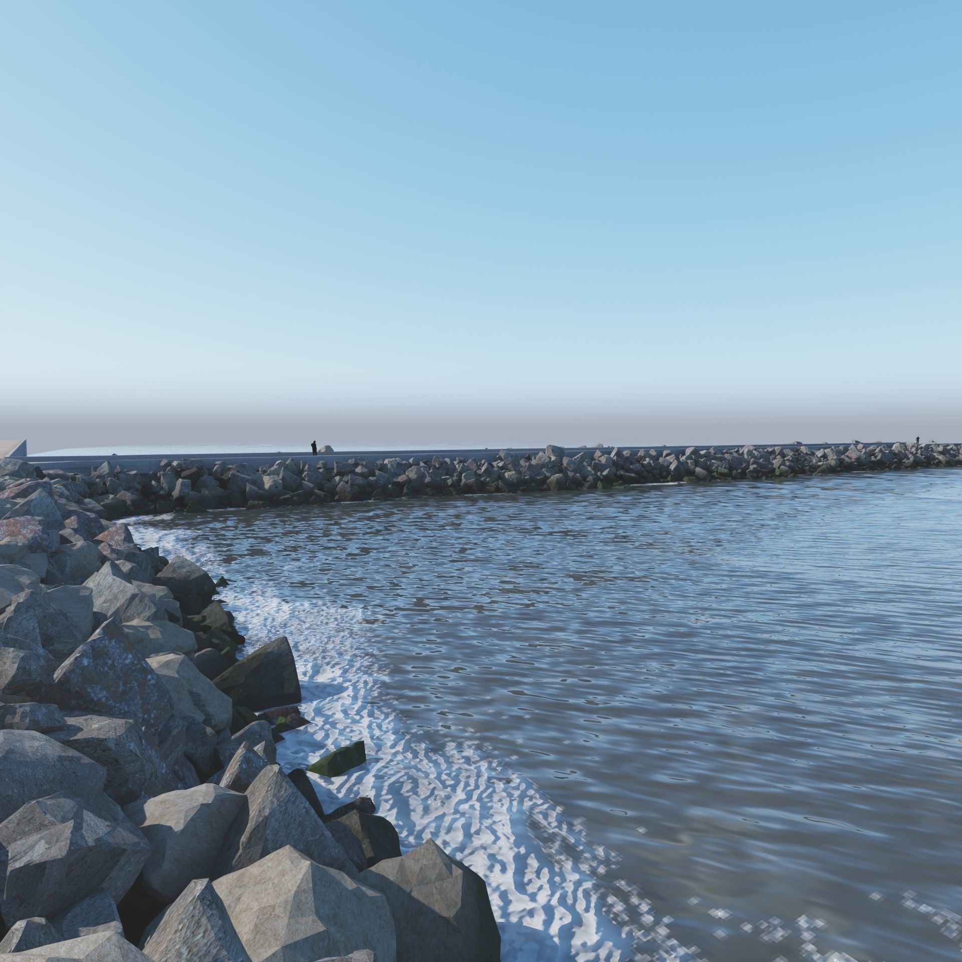 Breakwater 3D -A- Stones 3D model_15