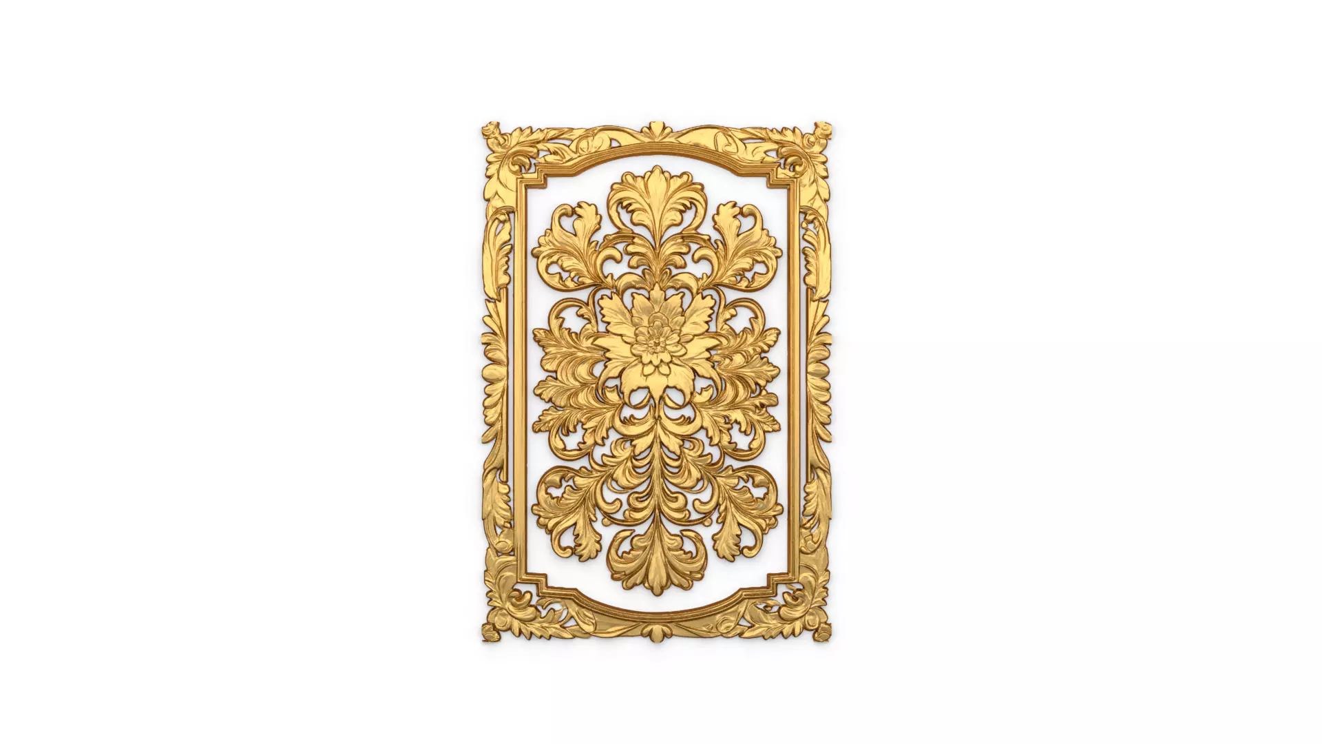 classical door decor 04 3D model_0