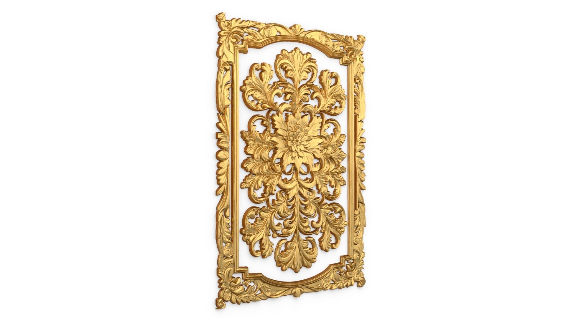 classical door decor 04 3D model_1