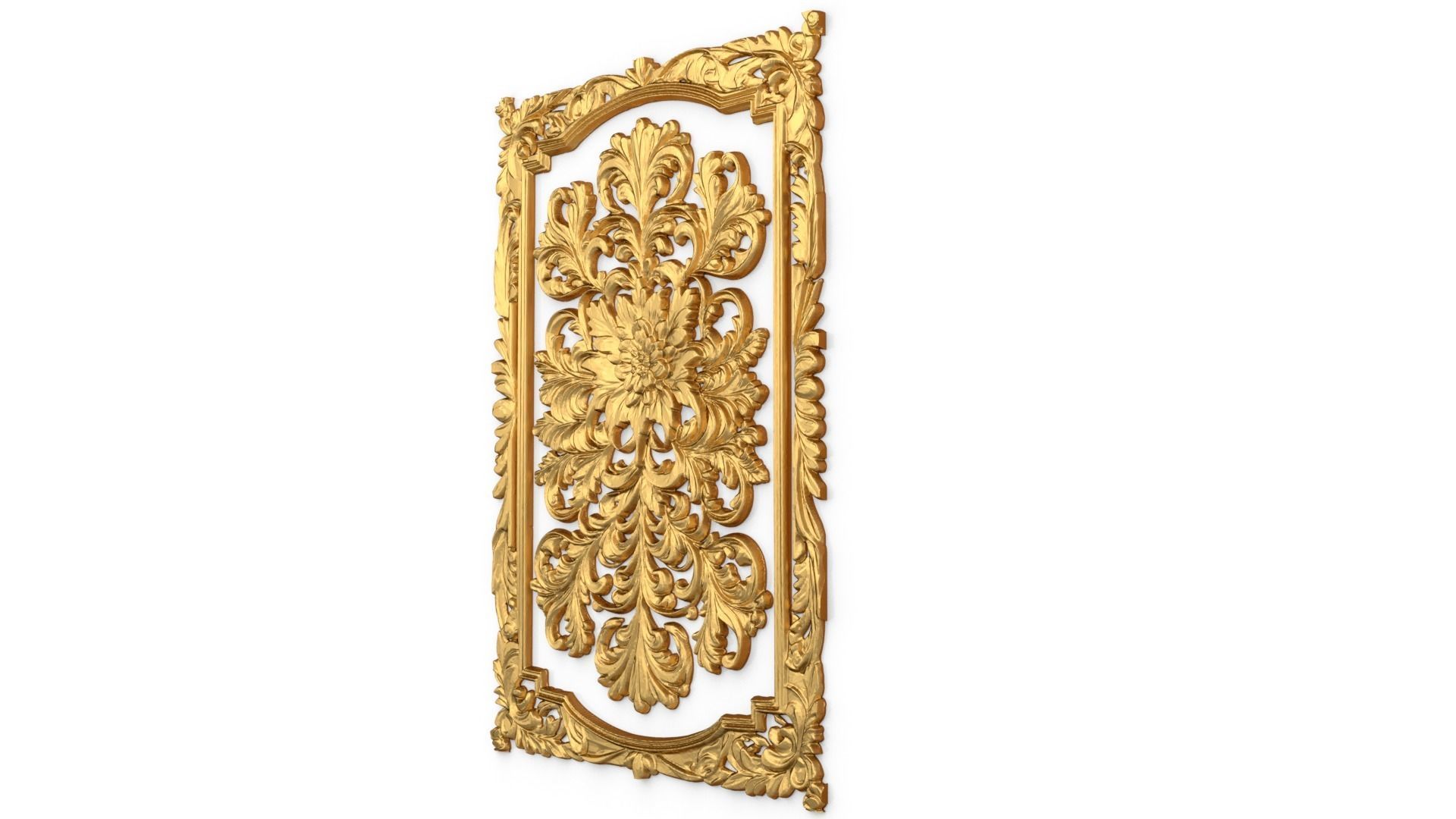 classical door decor 04 3D model_2