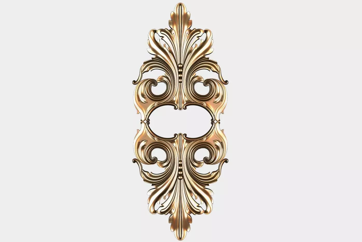 Carved decor for cnc 61 3D model_0