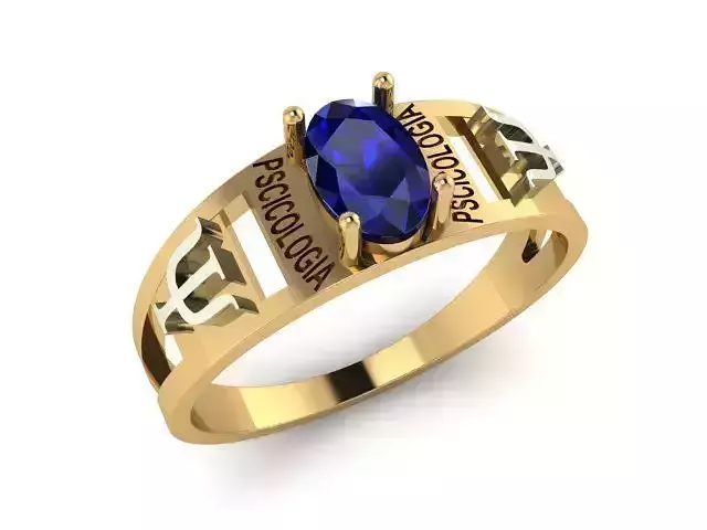 anel de formatura de psicologia