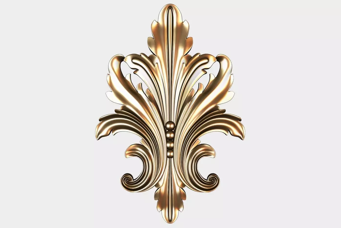 Carved decor for cnc 64 Free 3D model