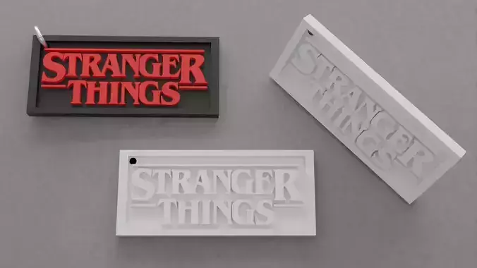 Chaveiro Stranger Things 3D print model