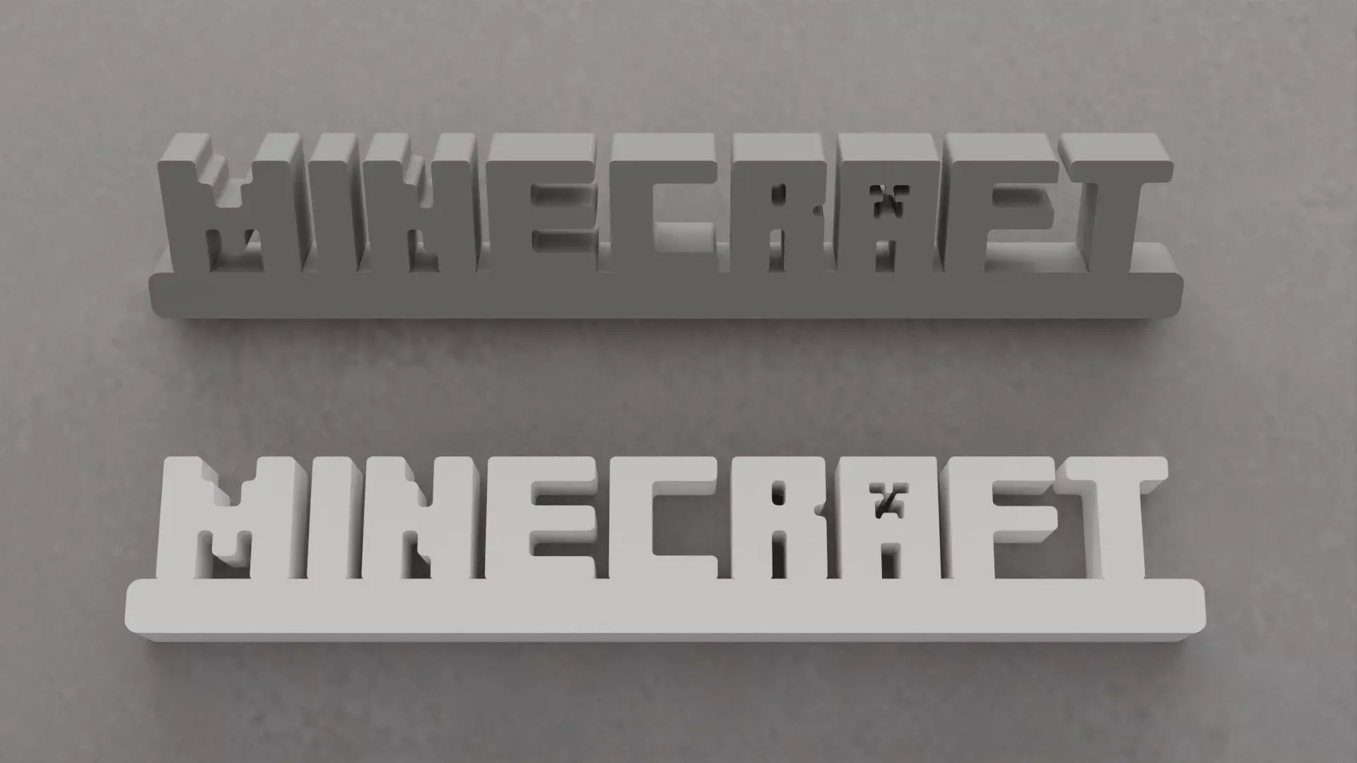 Chaveiro Minecraft 3D print model