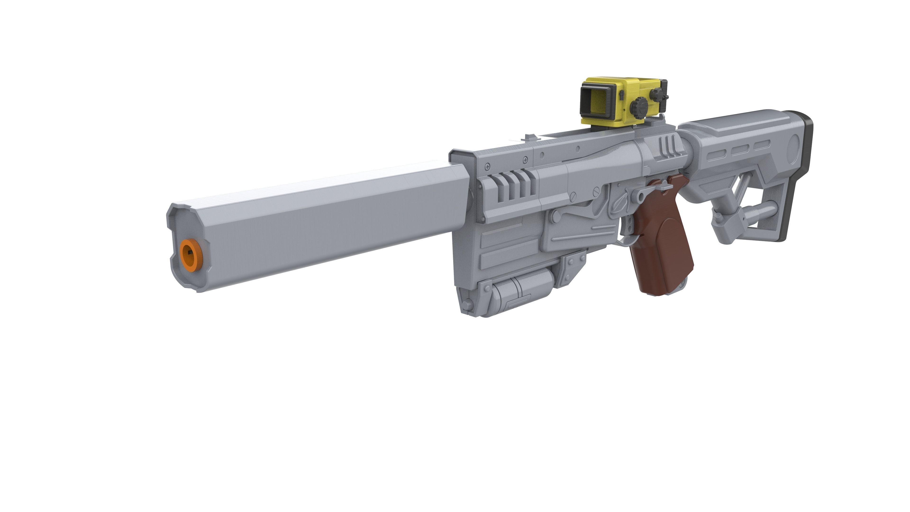 10mm Cannon - Fallout 4 - STL CAD bundle - Commercial Use 3D print model_2