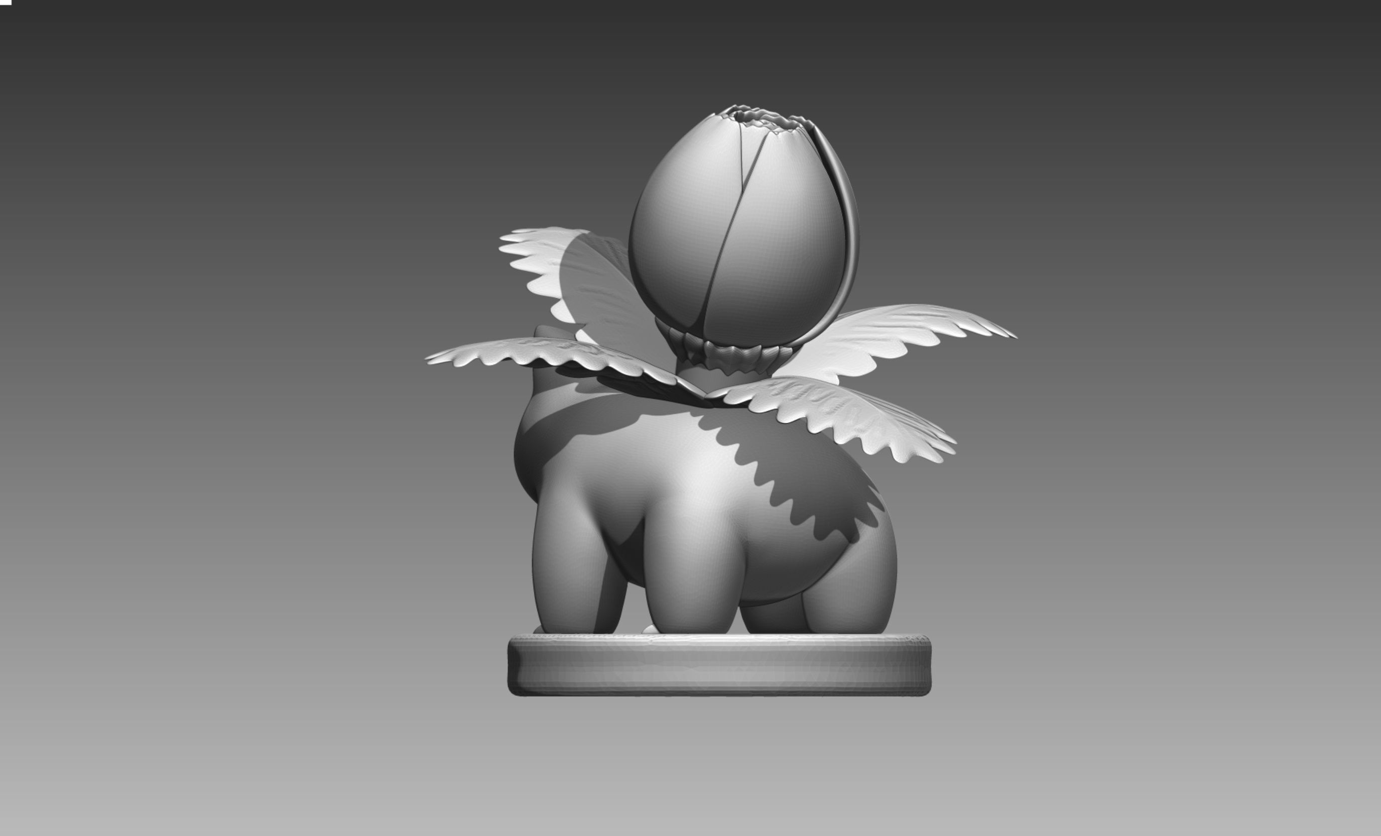 Bulbasaur Ivysaur and Venusaur evolution family value set 3D print model_17