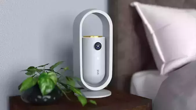  Modern AeroSphere Fan 3D Model