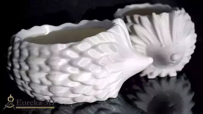 CUTE PORCUPINE POT MODEL 3