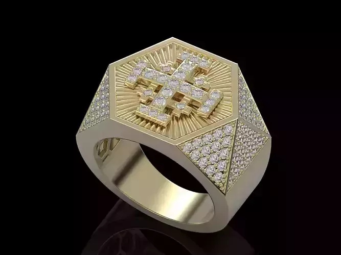 Jerusalem cross ring