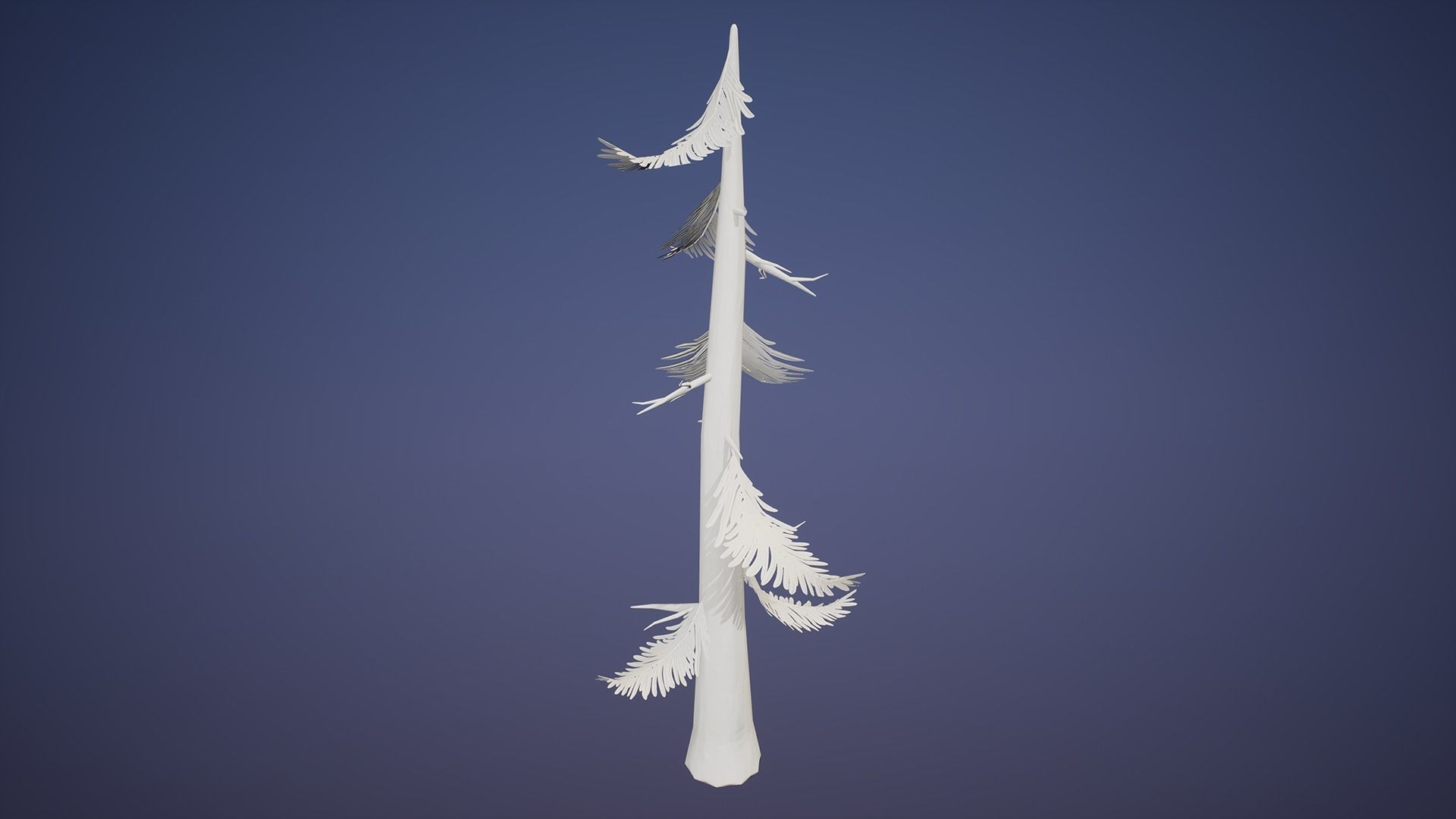 Stylized Pine Trees Collection Low-poly 3D model_18