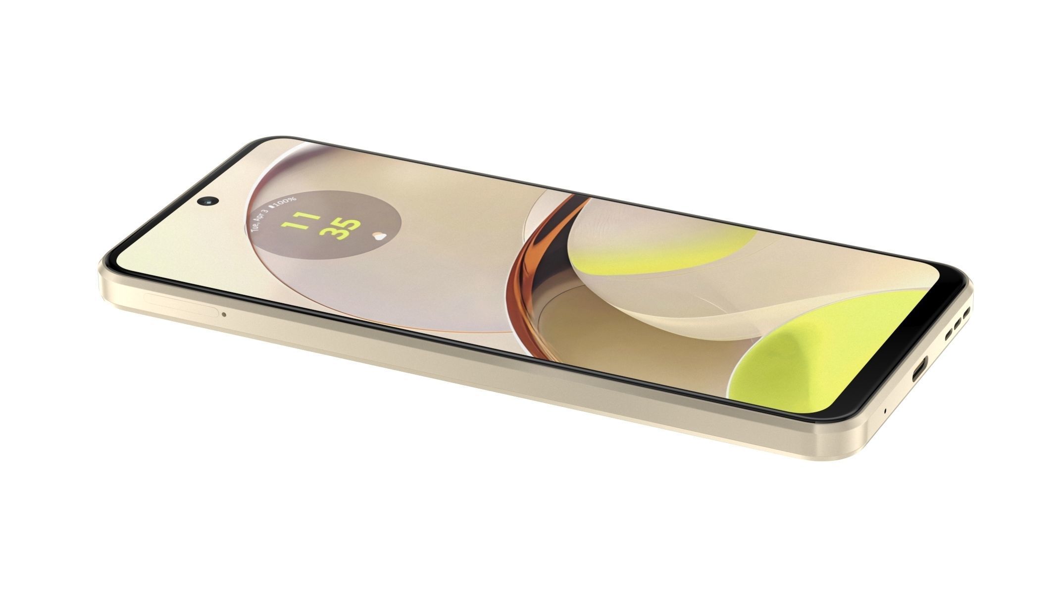 Motorola Moto G14 Butter Cream 3D model_4