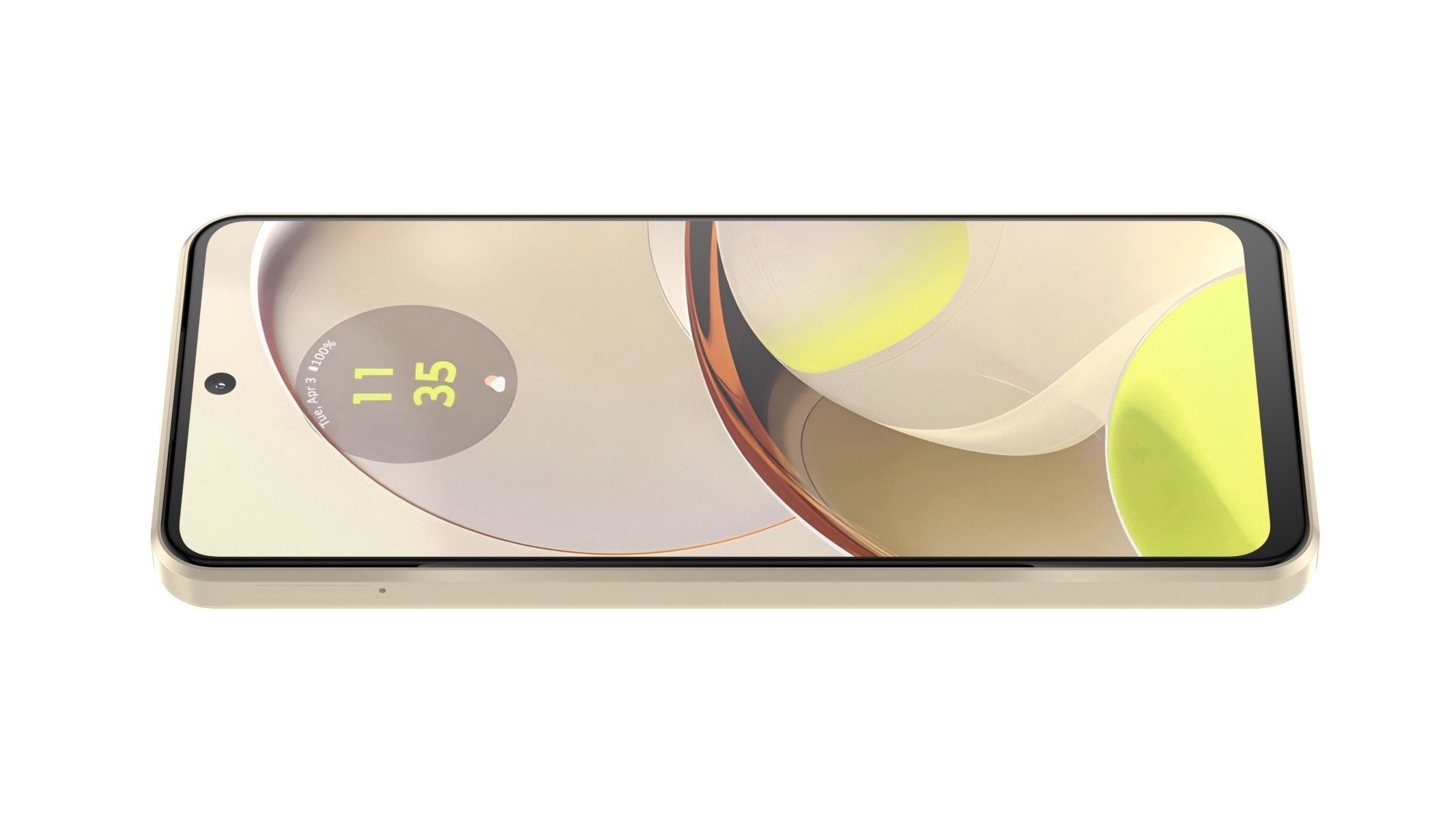 Motorola Moto G14 Butter Cream 3D model_3