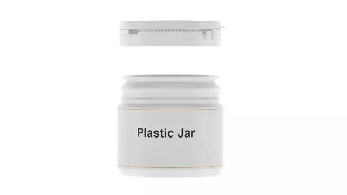 Plastic Jar With Lid