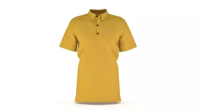 Polo Shirt 01 Yellow