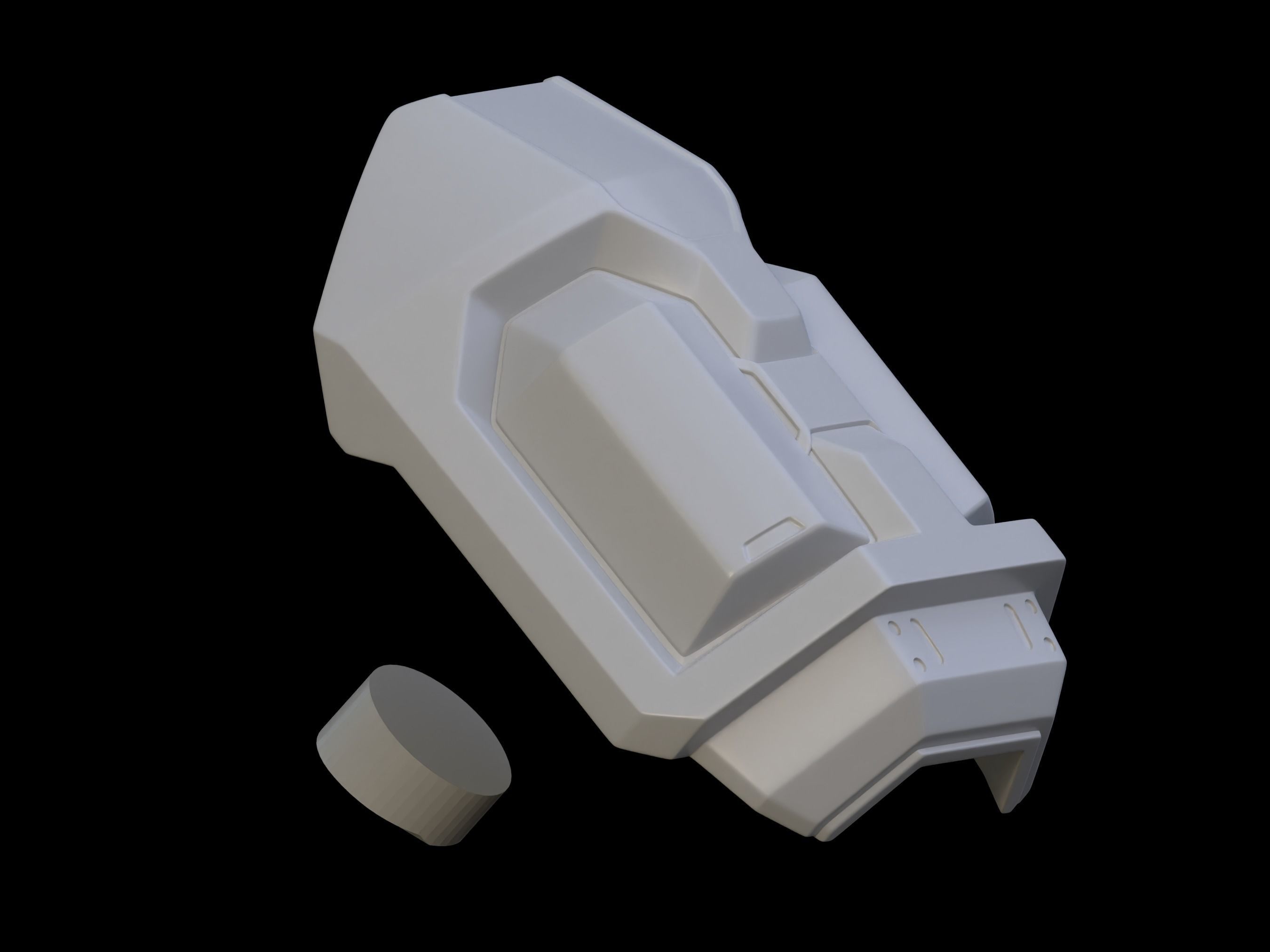 HALO MK V B SAP AAPH shoulder pad 3d print file 3D print model_3