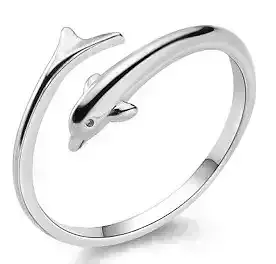 Adjustable Dolphin Wrap Ring Ladies and Kids 