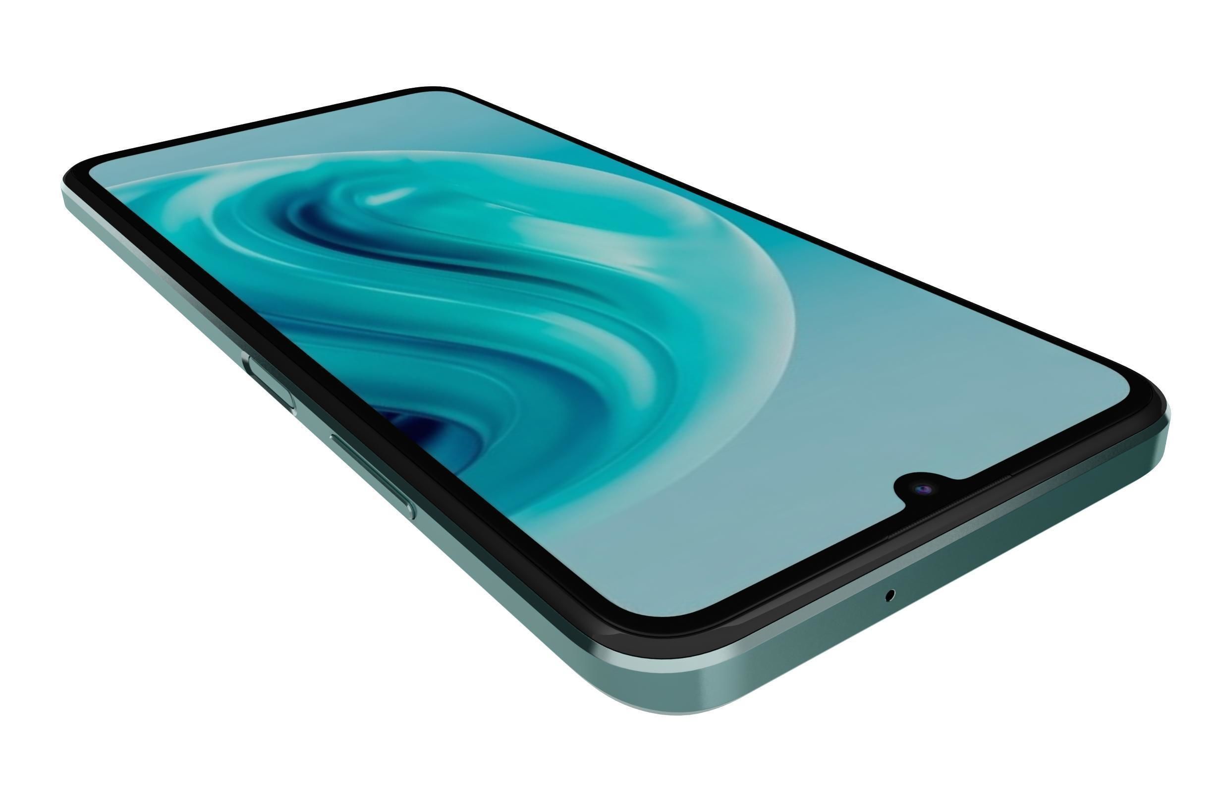 Huawei Enjoy 70 Green 3D model_5