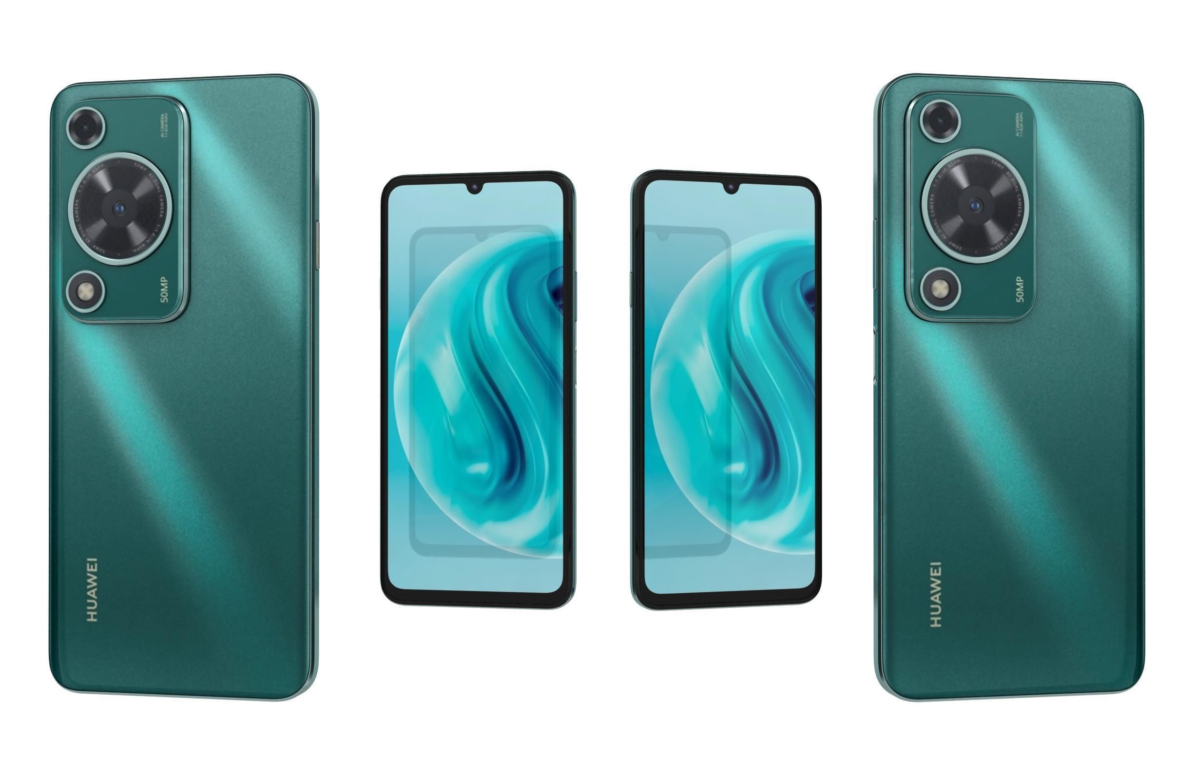 Huawei Enjoy 70 Green 3D model_20