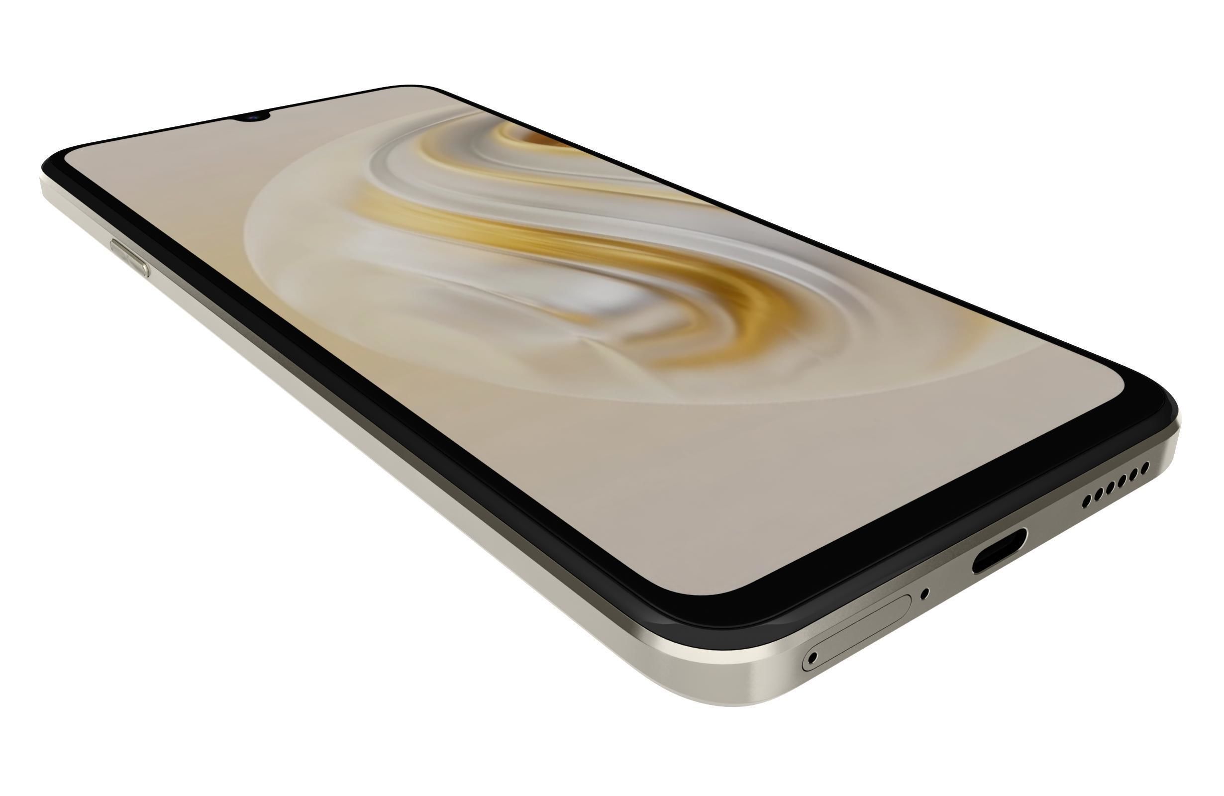 Huawei Enjoy 70 White 3D model_3