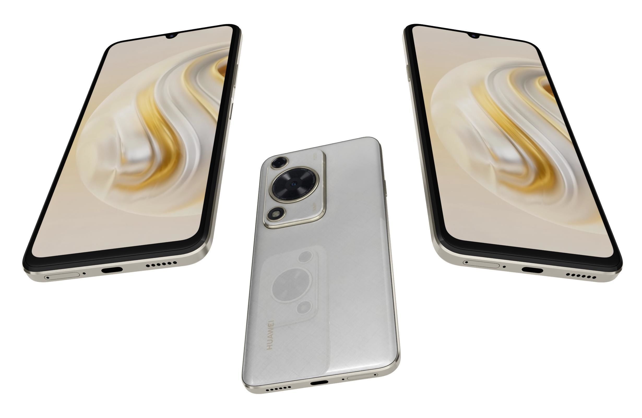 Huawei Enjoy 70 White 3D model_15