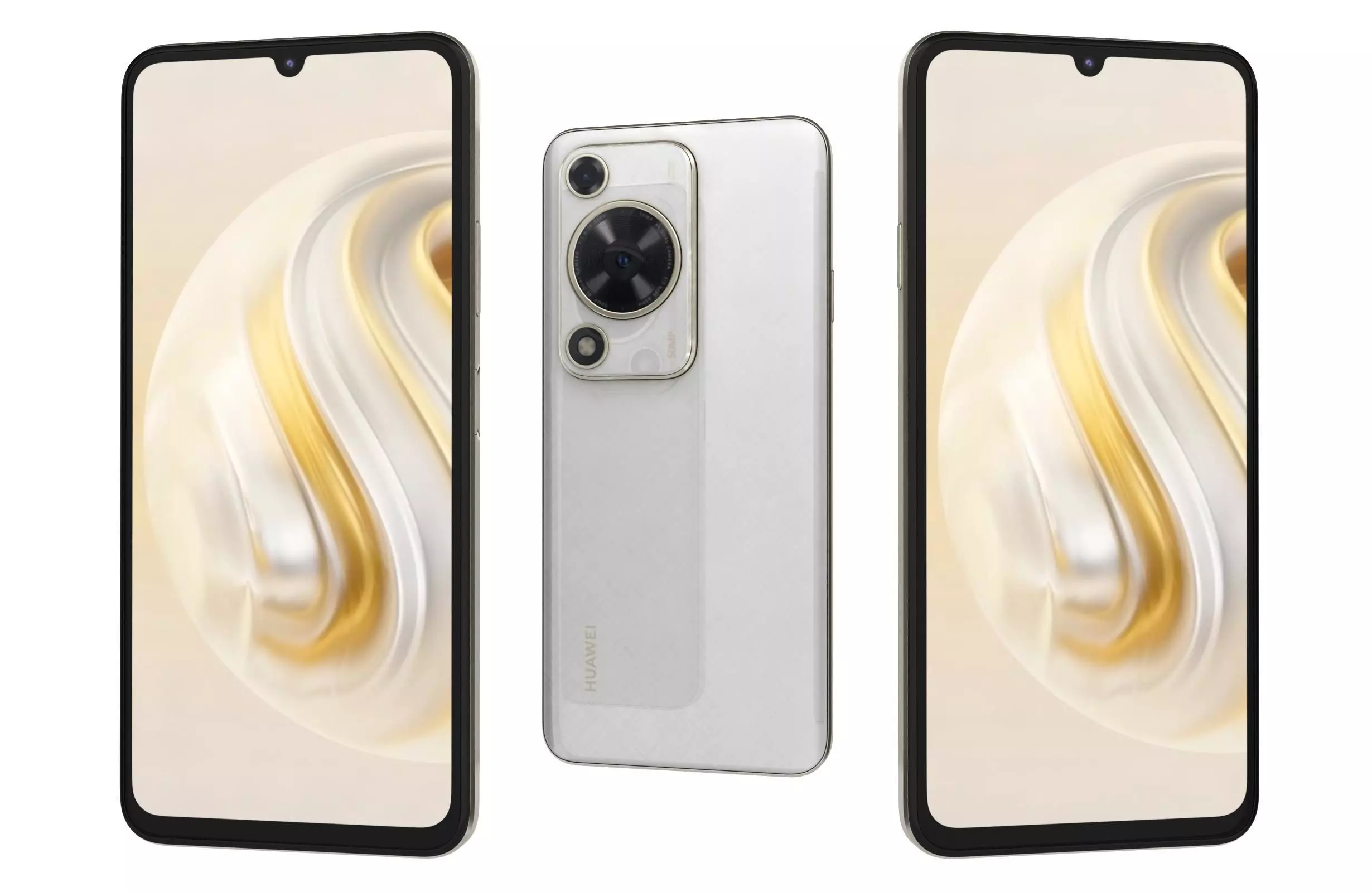 Huawei Enjoy 70 White 3D model_0