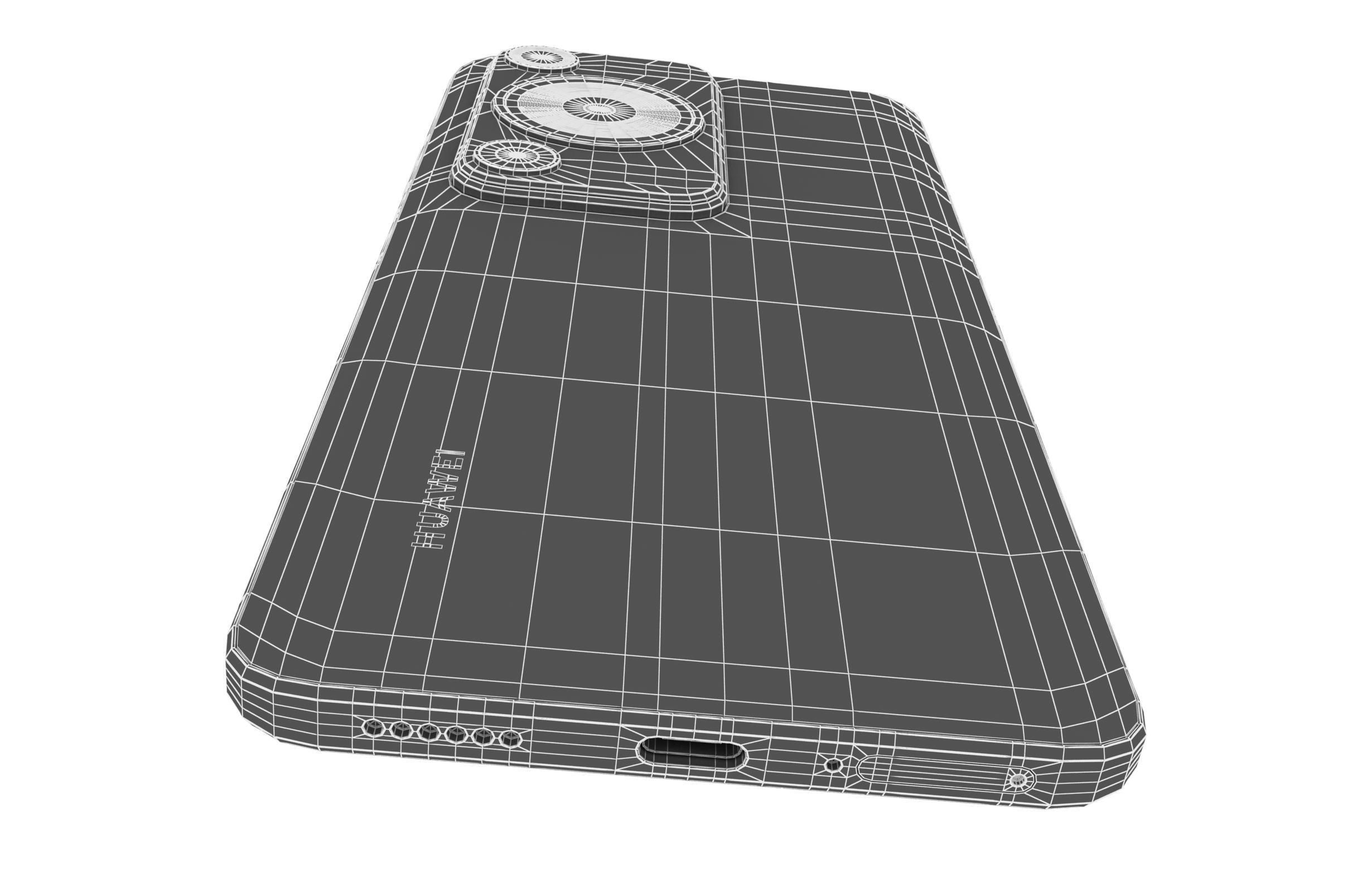 Huawei Enjoy 70 White 3D model_9