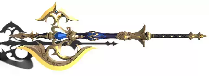 Genshin impact Navia Claymore Verdict model 3d print 3D print model Genshin impact Navia Claymore Verdict model 3d print 3D print model